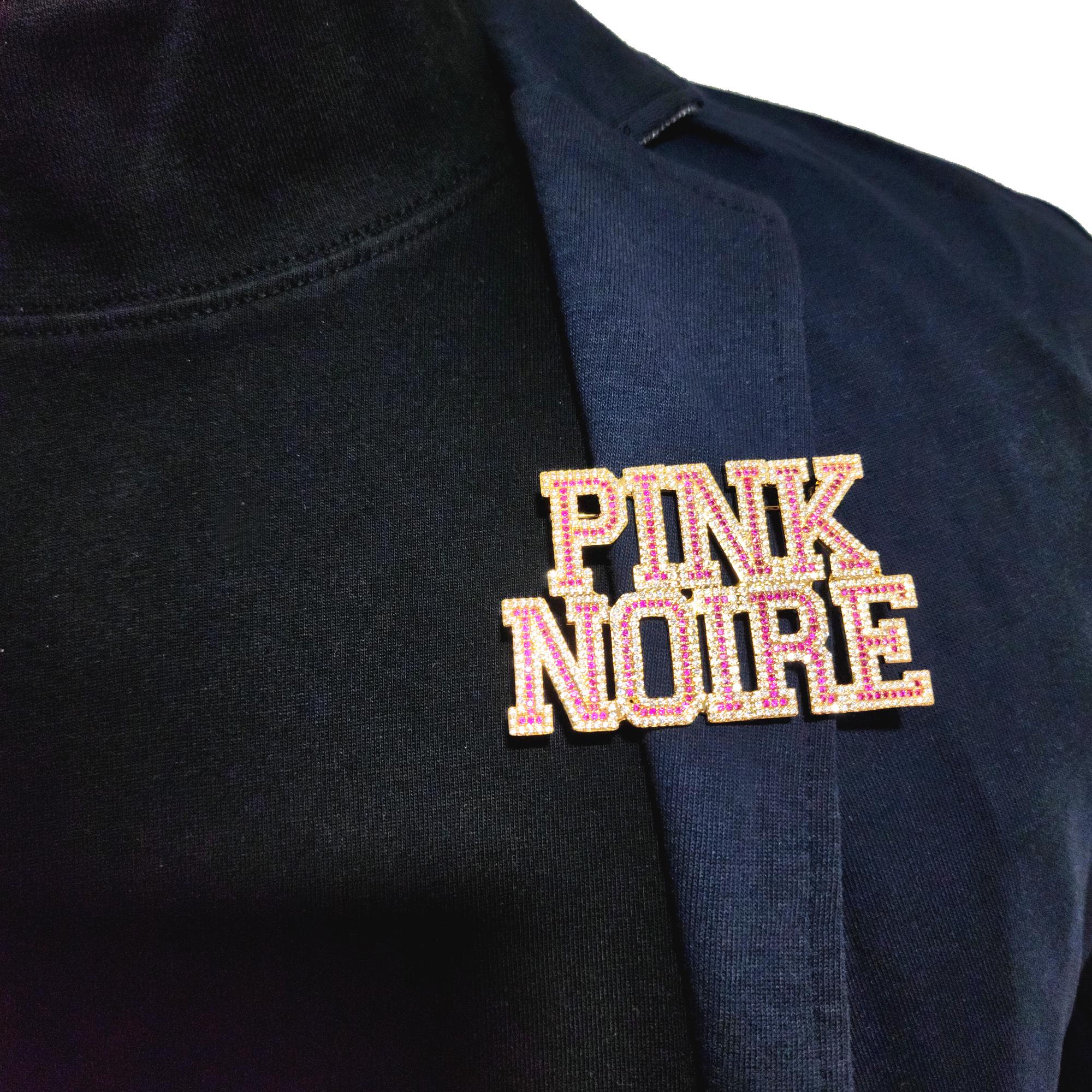 Custom Pink Zircon Diamond Varsity Letters Brooch Pin, Personalized Staked Words Lapel Pins, Custom Text Pin&Name Pins, Anniversary Gifts