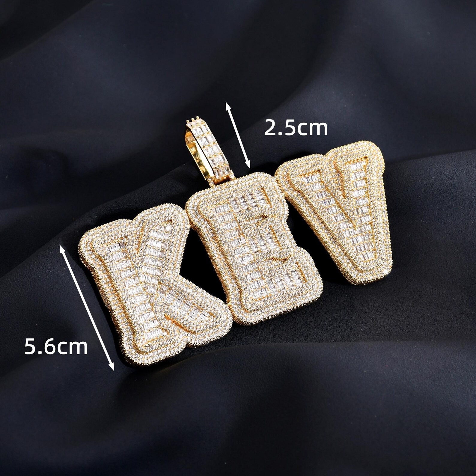 Rapper Chain Letters New Arrival Big Letters Pendant With Cuban Chain, Custom Capital ...