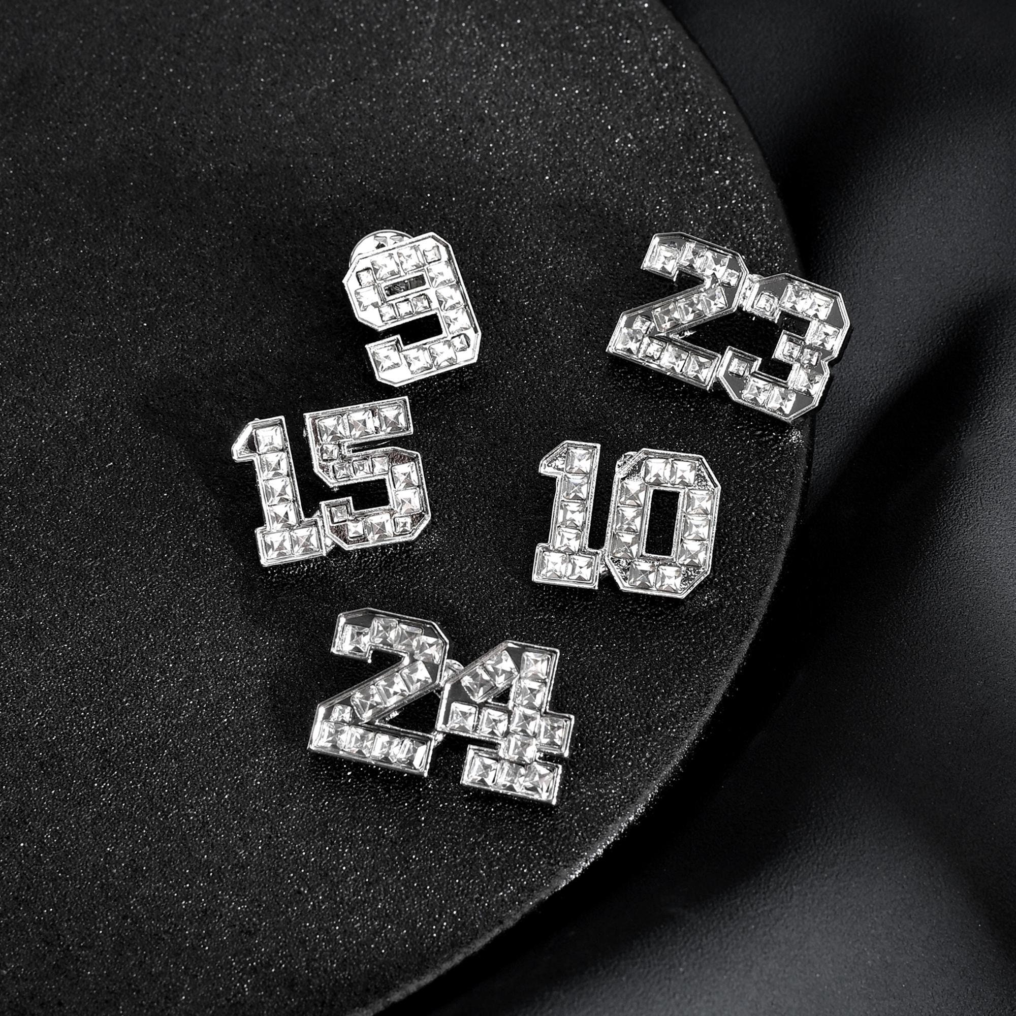 Custom Player/team Numbers Pin,jersey Number Pin for Soccer Baseball ...