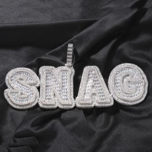 Rapper Chain Letters New Arrival Big Letters Pendant With Cuban Chain, Custom Capital ...