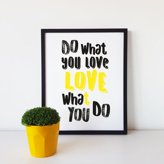 Motivational Quote Poster In Black And Yellow Teenage Room Wall Decor Teen Boy Bedroom Teenage Daughter Birthday Gift Graduation Gift