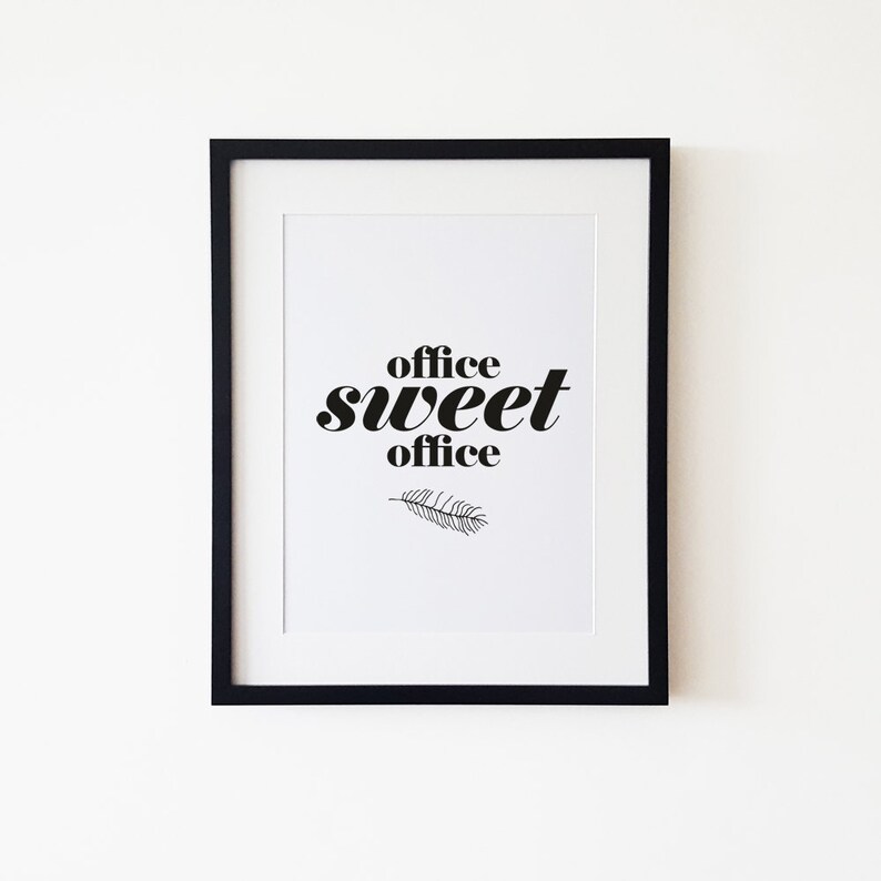 Office Wall Art Office Decor Office Sign Office Print Etsy
