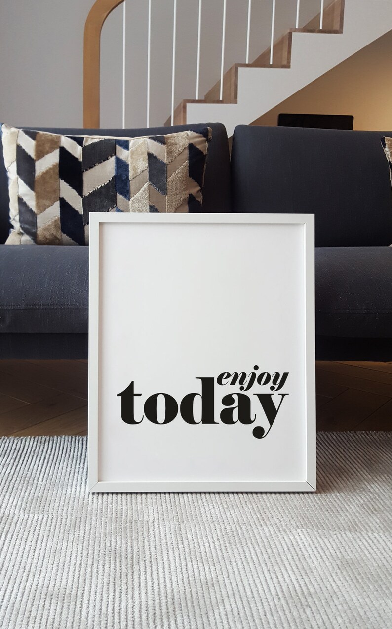 Modern Quote Wall Art Prints Wall Art Motivational Quote Etsy