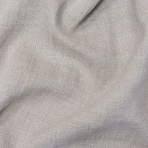 Natural Linen Fabric Stone Washed 150 g/m2,