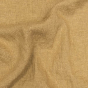 Linen Fabric Sand Stonewashed Oeko-Tex Certified