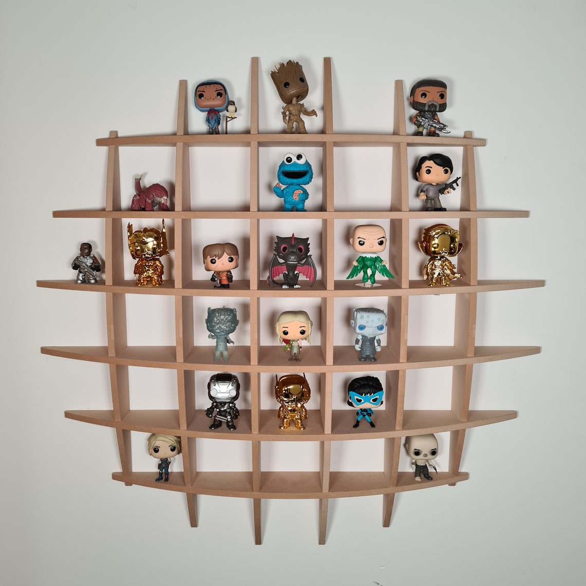 Funko Pop Display Shelf Custom Round Wall Display Unit MDF Etsy UK