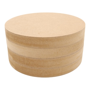 Wooden MDF Circle Square Edge Craft Shape CNC Routed DoodleTech