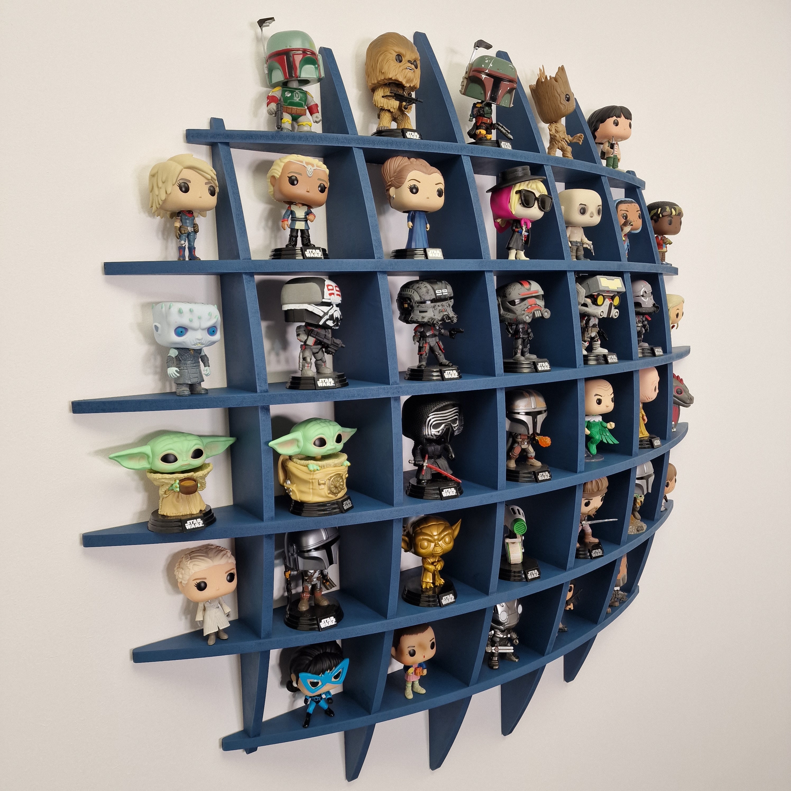 Large Circular Funko Pop Wall Display - 98cm Round Vinyl Figure Shelf ...