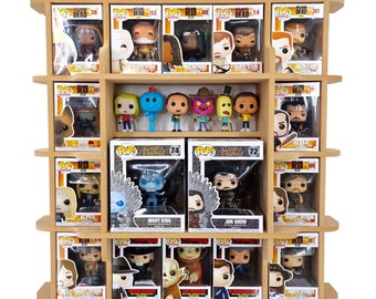 Funko Pop Shelf for 4 & 6 Inch Pops, Custom Wall Display Unit, Pop Vinyl Storage, 3D Floating Shelf