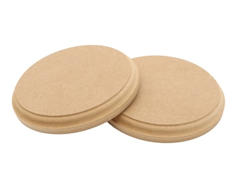 MDF Circle 18mm Thick  100mm to 300mm, Trophy Craft Blanks, Disk Roman Ogee edge