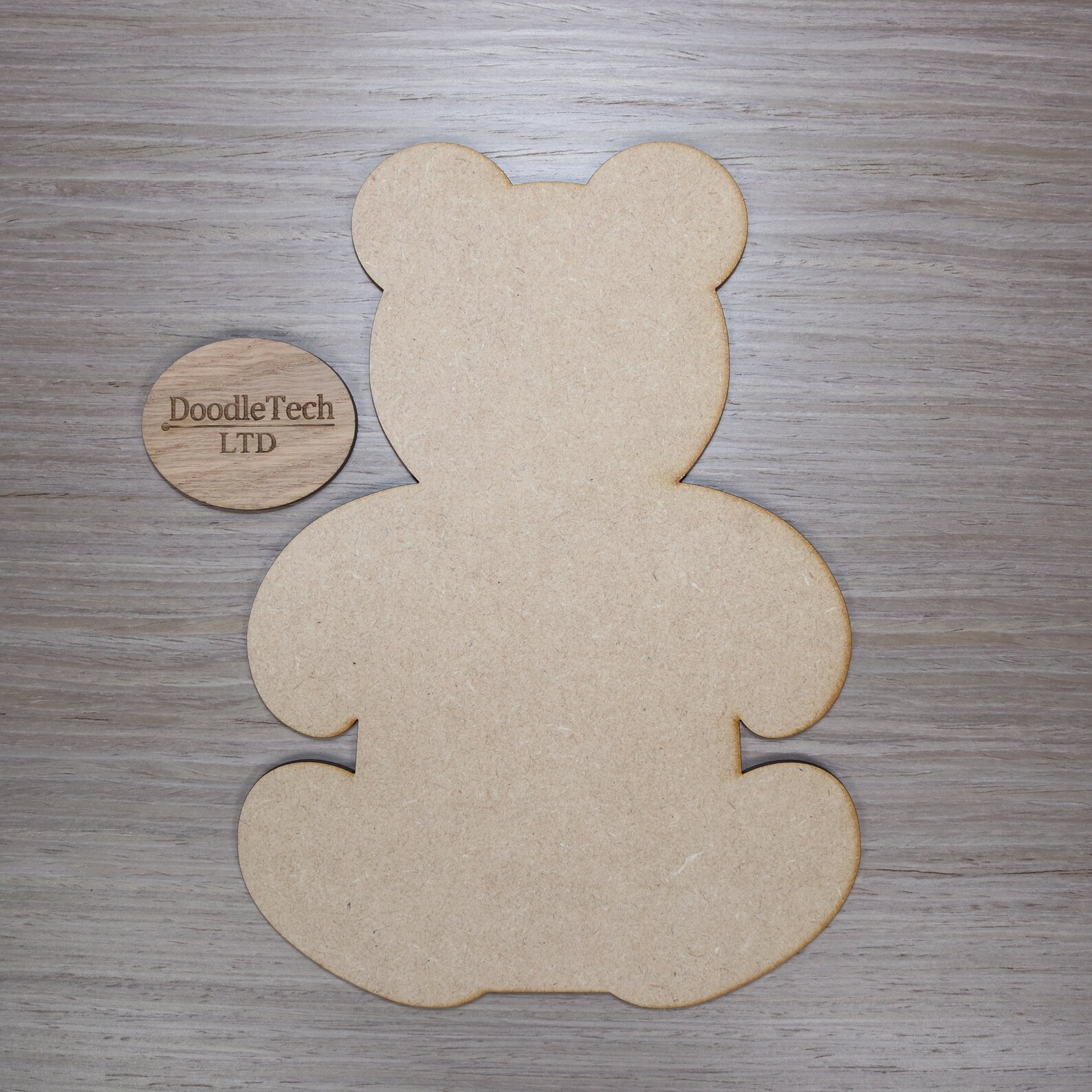 MDF Extra Large Plain Teddy Bears Plain Laser Cut Blanks Etsy