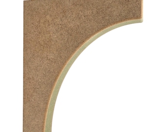 Handmade Shaker Shelf Brackets / Corbels | Premium 25mm Moisture-Resistant MDF 3 Sizes (Style 3)