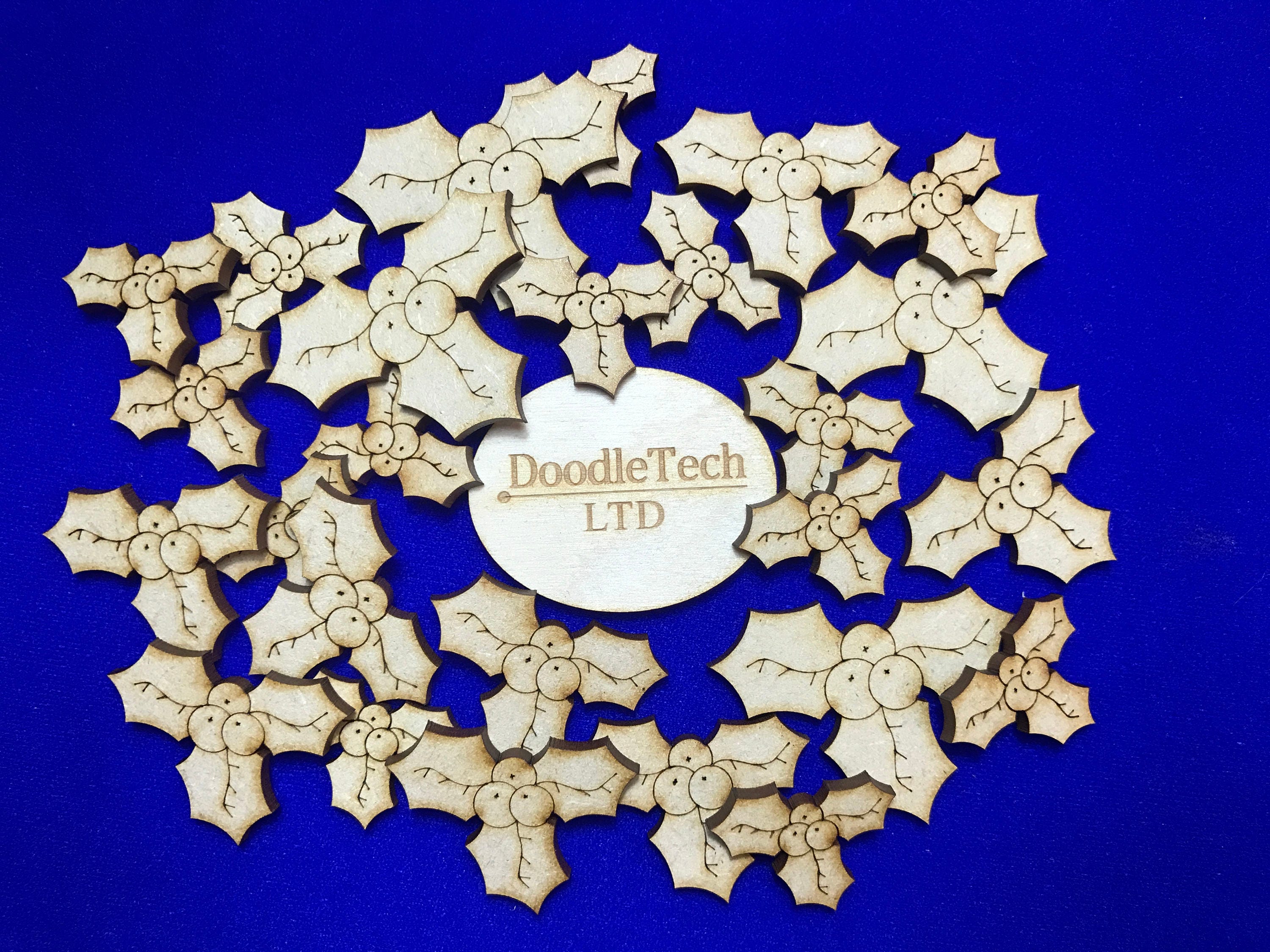 Intricate Wooden Xmas MDF Laser Cut Shape Large Christmas Angel Baubles