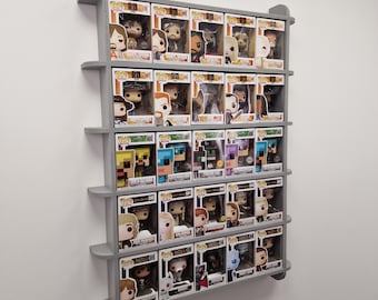 Funko Pop Wall Display Shelf - 1-5 Tier Holds 5-25 Boxed Pops