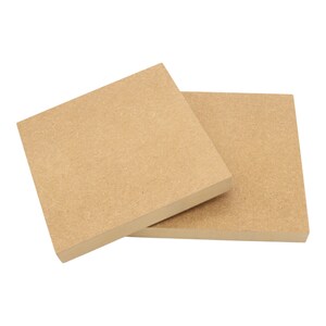 Wooden MDF Square Craft Shape CNC Routed DoodleTech