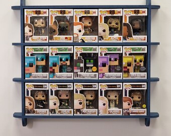 Funko Pop Display Shelf, Wall Display Unit, MDF, Pop vinyl, Storage For Box Pops