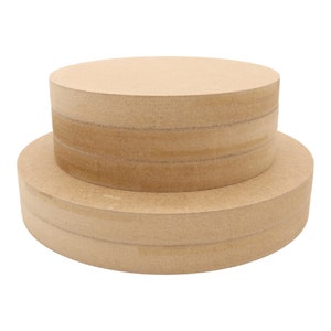 Wooden MDF Circle Square Edge Craft Shape CNC Routed DoodleTech