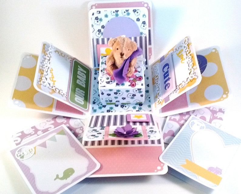 EXPLOSION BOX for BABY Girl or Boy Baby Shower Gender Etsy