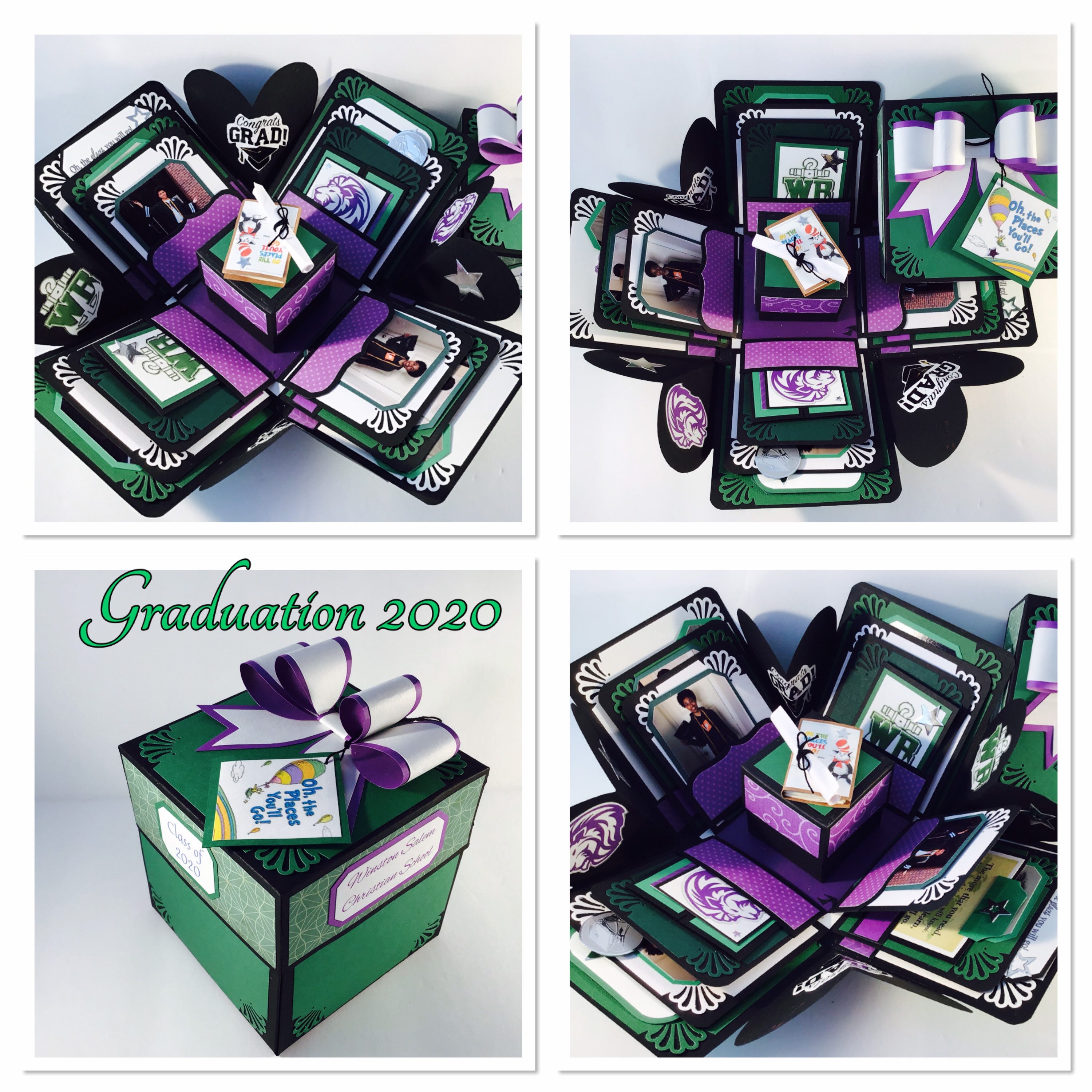 GRADUATION 2023 EXPLOSION Box New Graduation CAP Design Etsy Canada