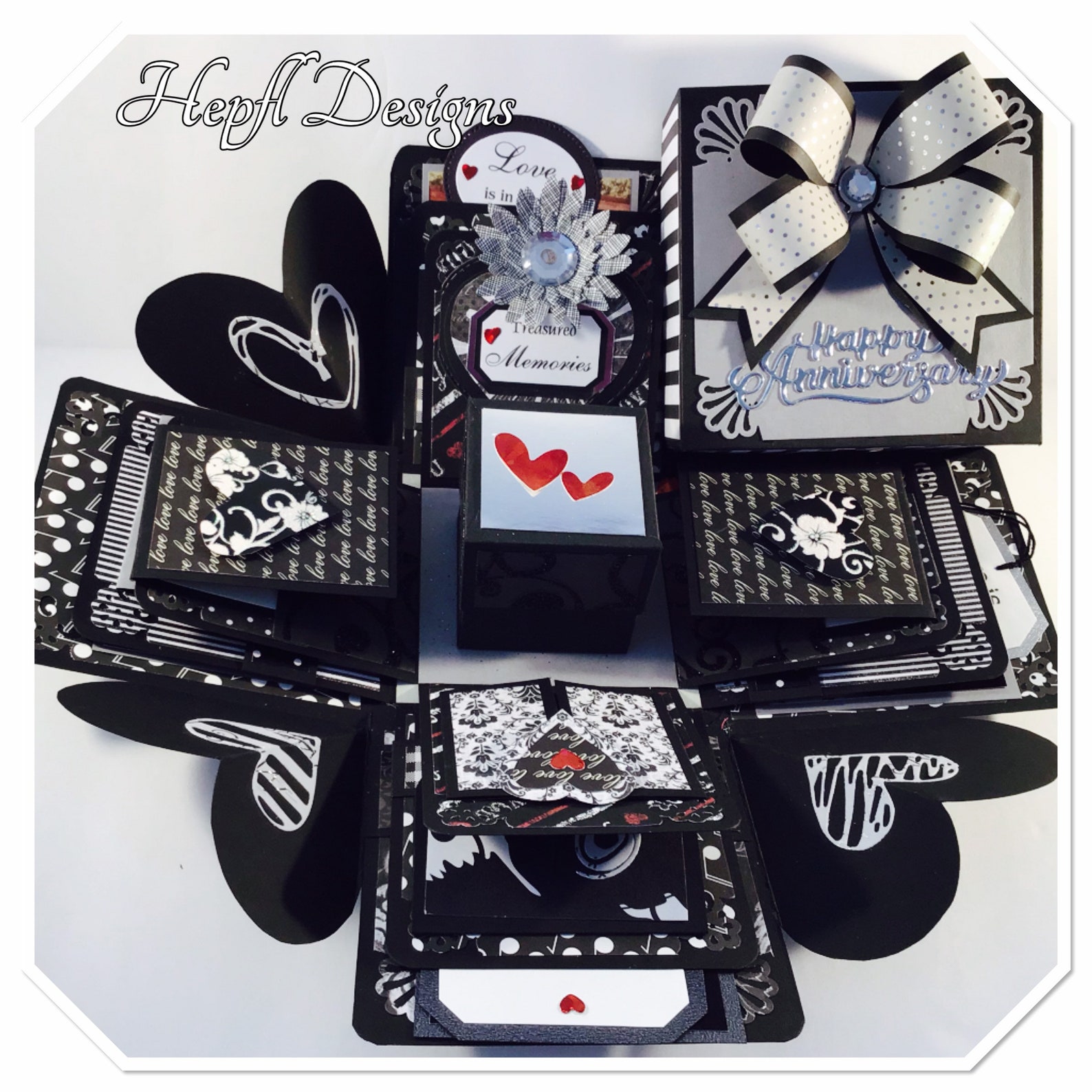 ANNIVERSARY EXPLOSION BOX anniversary Wedding Valentines Etsy
