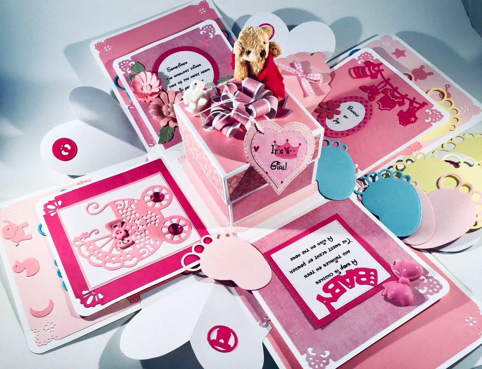 EXPLOSION BOX for BABY Girl or Boy Baby Shower Gender Etsy