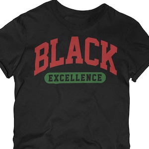 Schwarzes T-Shirt: Afrocentric Pride, Melanin Tee