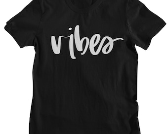 VIBES-T-shirt | Vrijetijdskleding met positieve energie | Uniseks fashionstatement-T-shirt