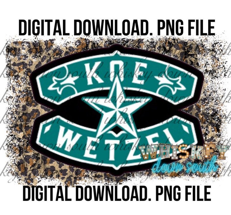 Koe Wetzel leopard background png digital download koe wetzel | Etsy