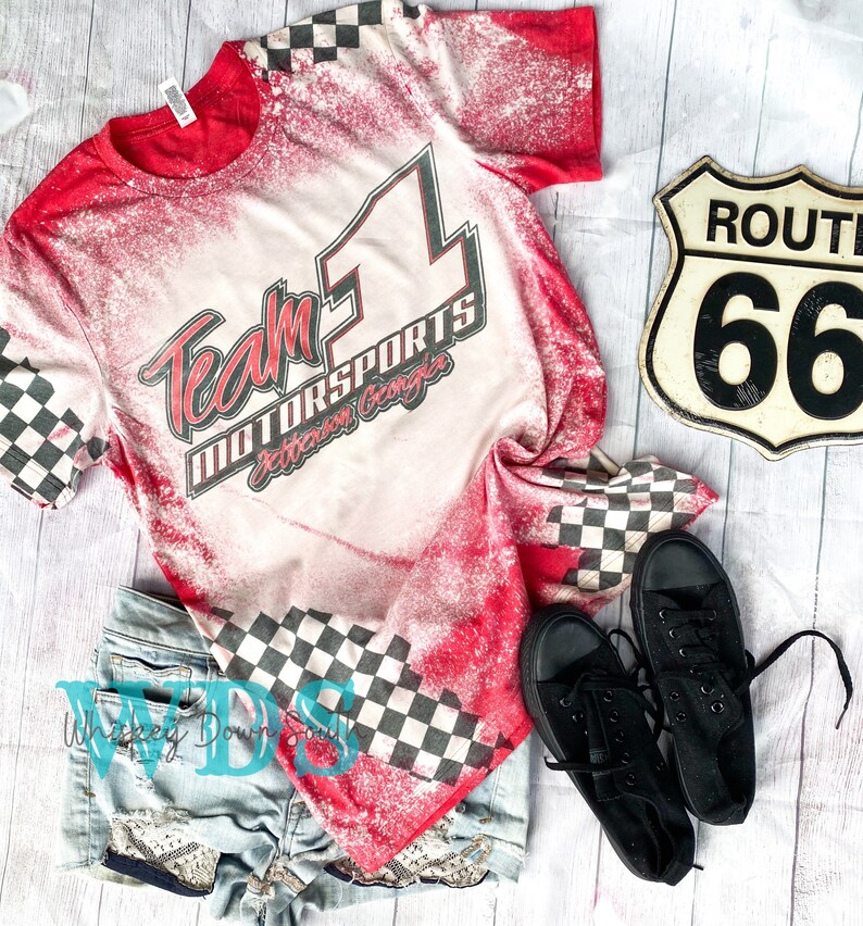 bleached racing shirts