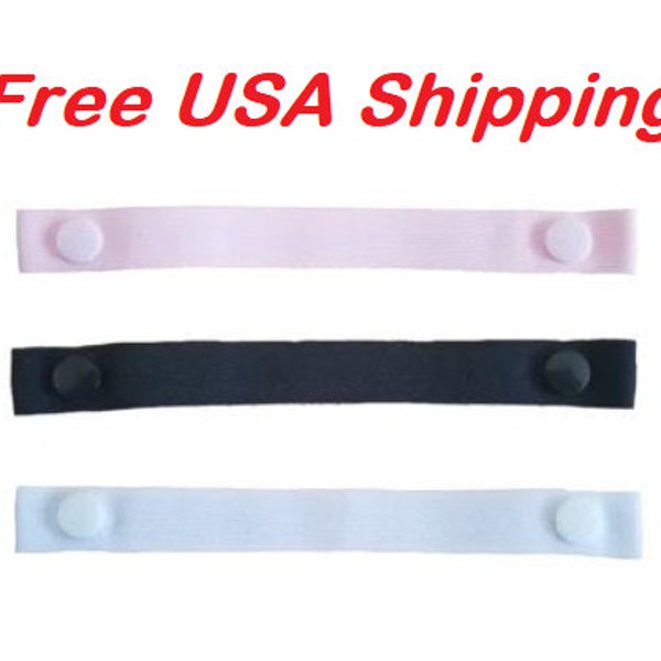 The Most Comfortable "Bra Strap Holder" You'll Ever Have. (Pink, Black and White, You get 3-Pack), Free USA shipping w/ Tracking #