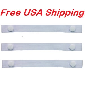 The Most Comfortable "Bra Strap Holder" You'll Ever Have. (White, You Get 3-Pack), Free USA shipping w/ Tracking #