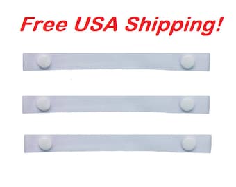 The Most Comfortable "Bra Strap Holder" You'll Ever Have. (White, You Get 3-Pack), Free USA shipping w/ Tracking #