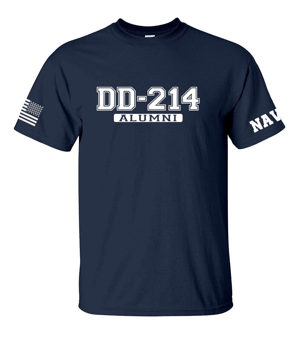Navy Shirt DD214 Alumni Mens \u0026 Womens 