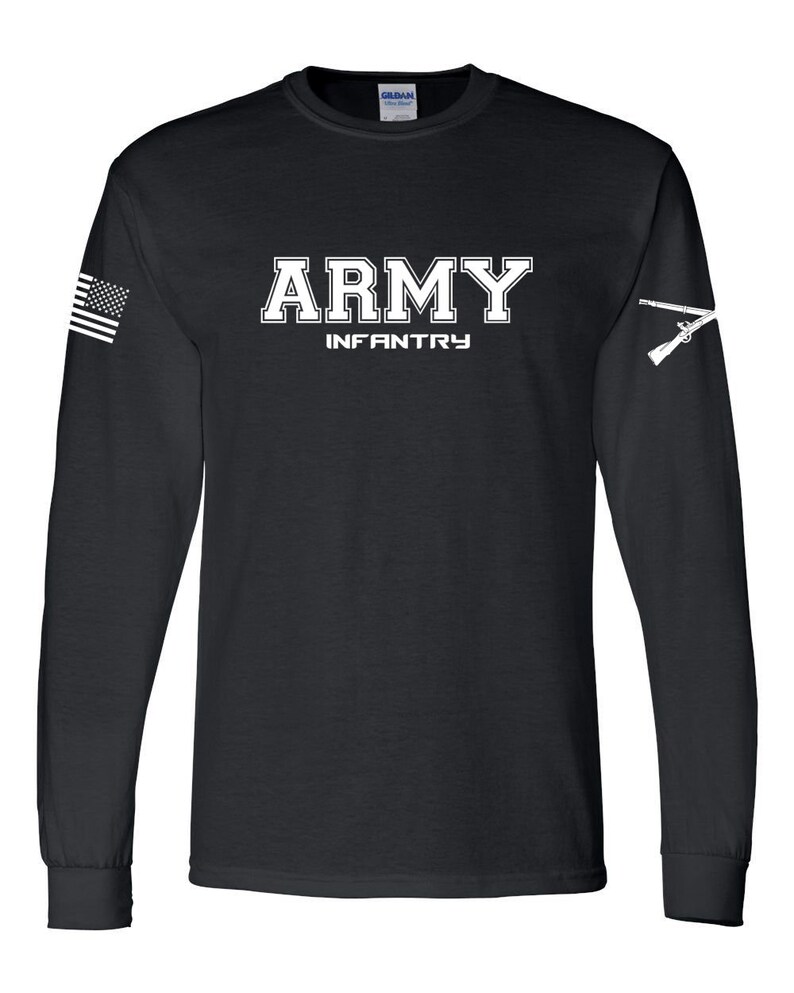 Army Shirt Infantry Long Sleeve 11 Bravo Army National Etsy