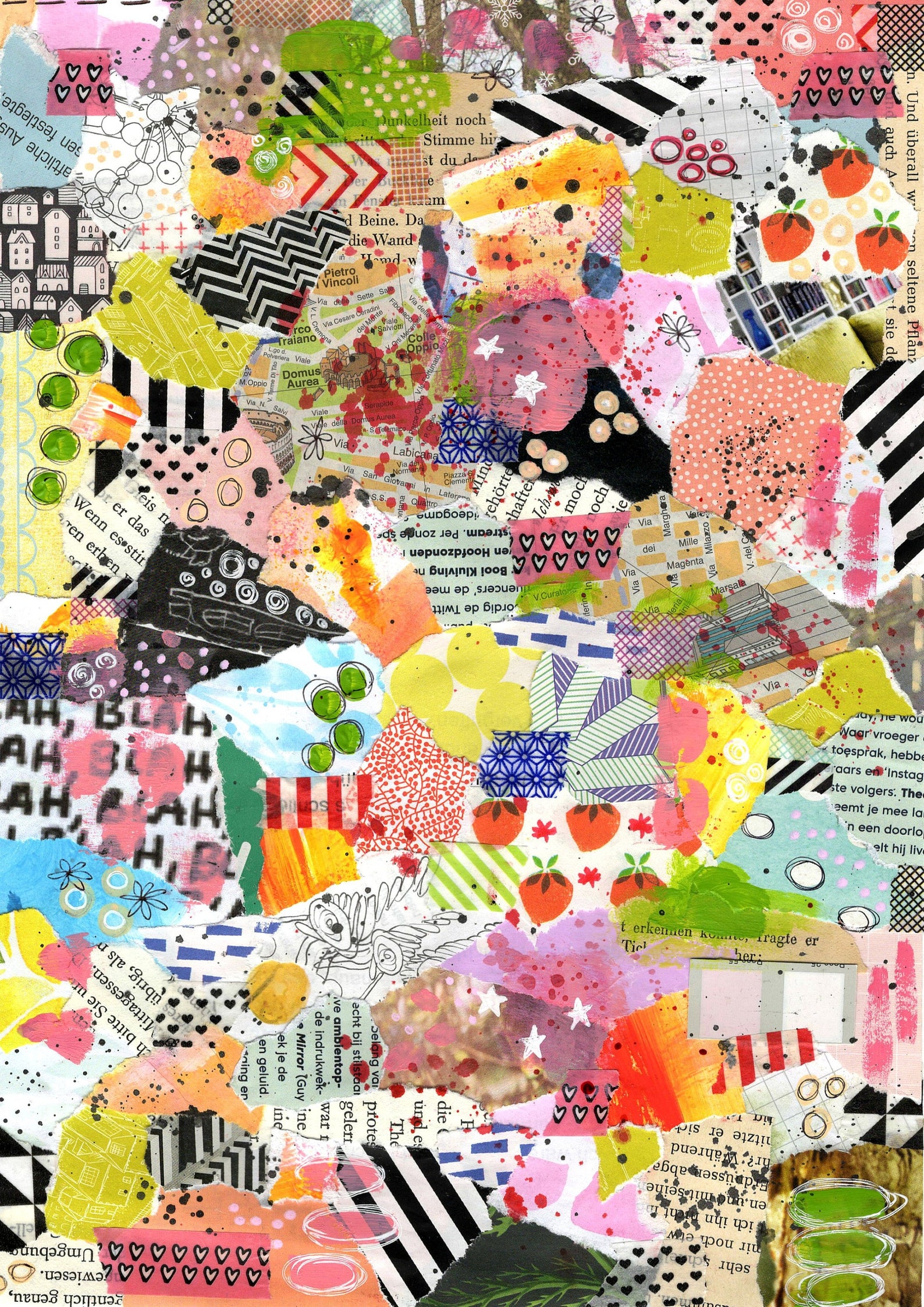 Collage Sheet Printable Set of 2 Journalfodder // Mixed - Etsy Australia