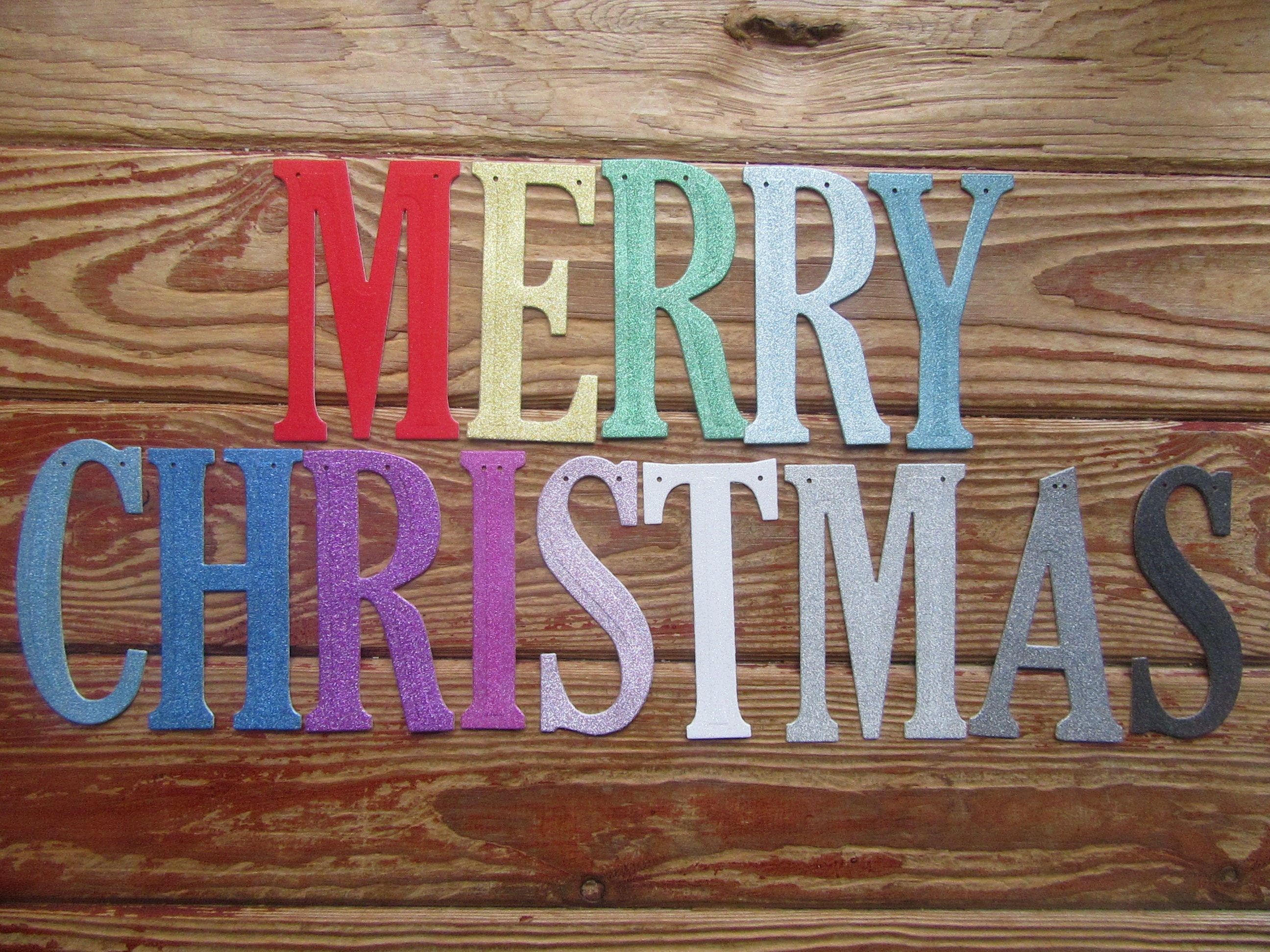 Christmas Gift tags. Glitter Gift tags. Coloured Gift Tags. | Etsy