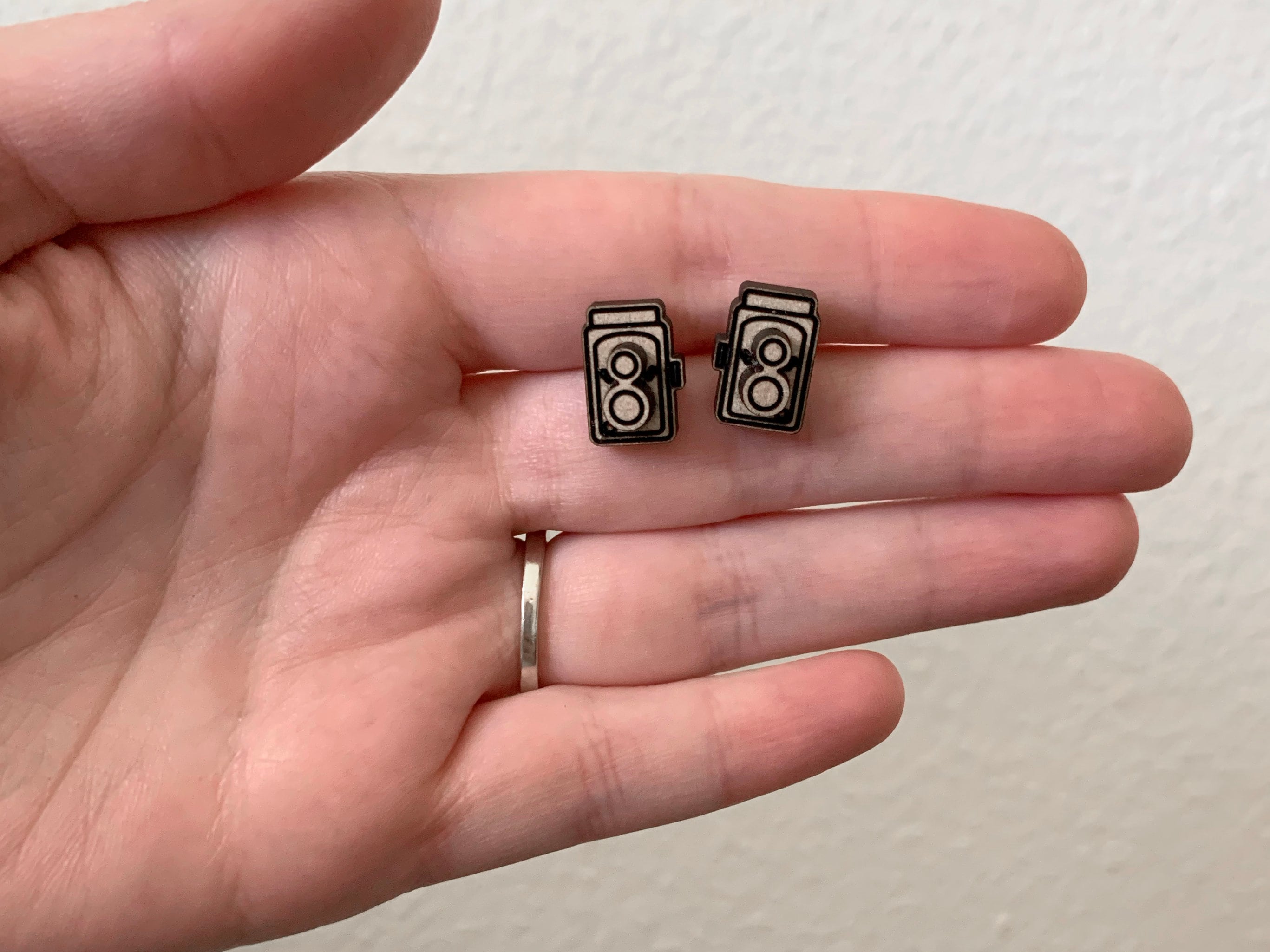 Camera Earrings Lightweight Wooden Photography Jewelry Etsy Australia