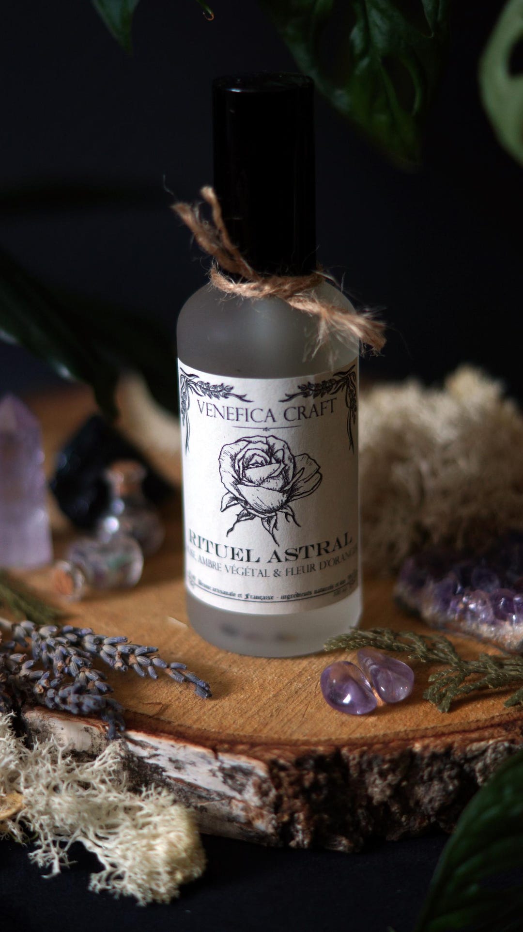 Astral Ritual (behind the Veil) / Organic Handcrafted Room Mist, Rose ...