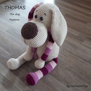 amigurumi dog pattern, crocher dog pattern