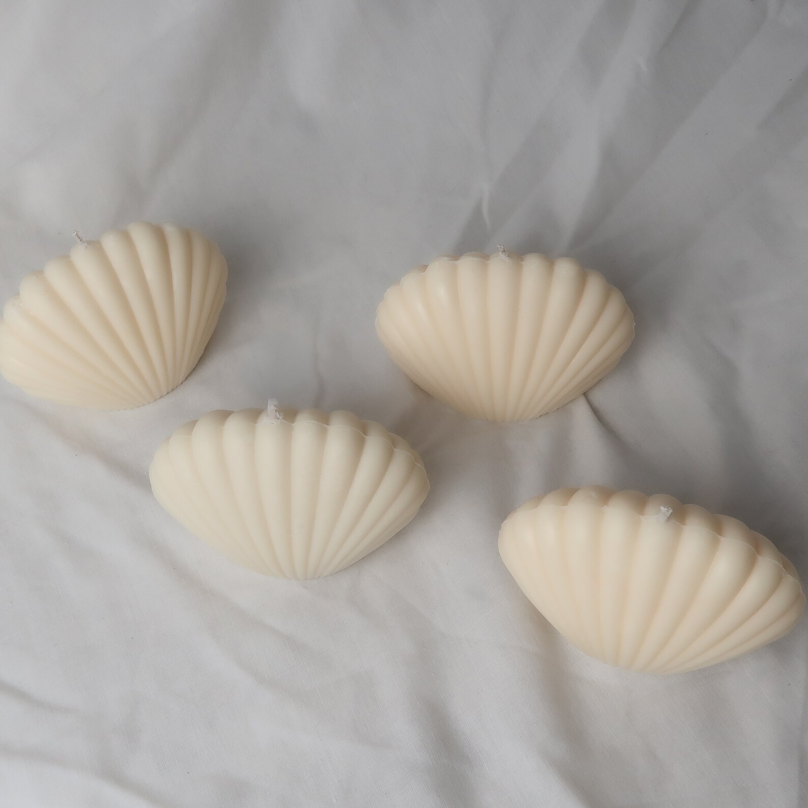 Shell Candle Seashell Candle Sea Shell Candle Vegan Etsy