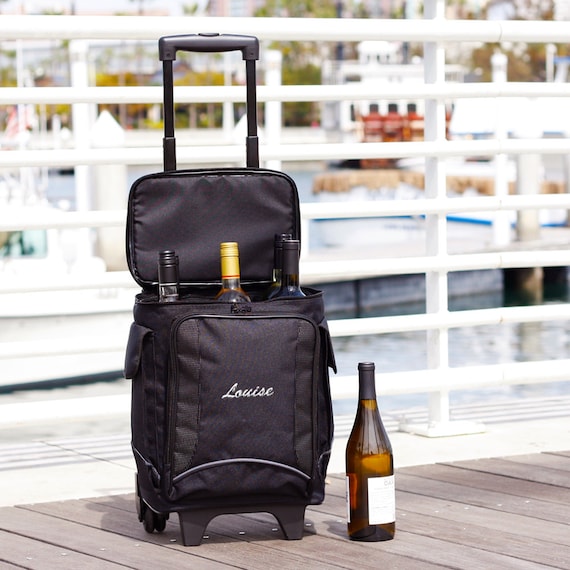 Padded wine bottle carrier sale