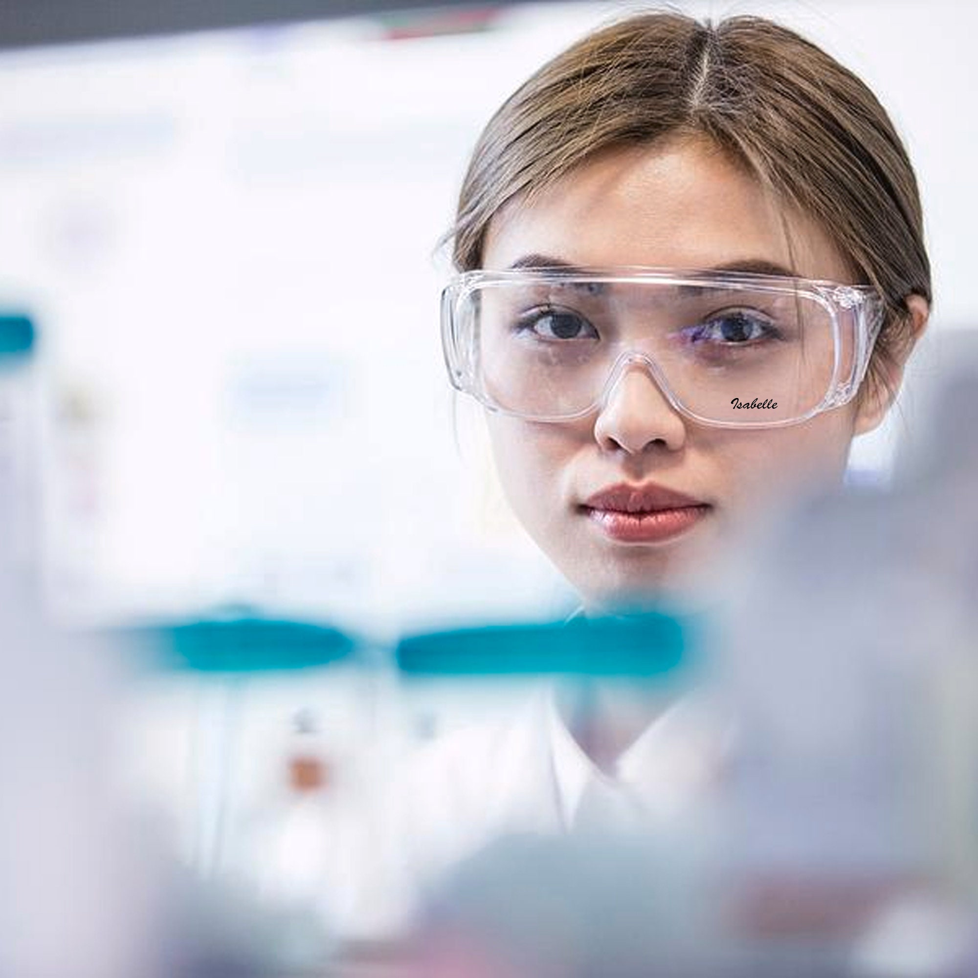 Personalized lab goggles clearance