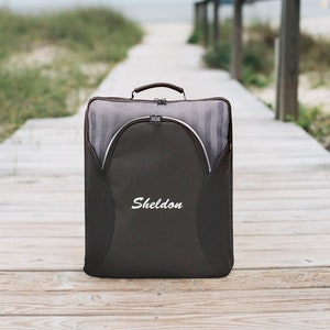 Embroidery Personalized  Name Lightweight School Travel Carry University Business Casual Essential Ipad Tablet Book Briefcase Organizer Bag