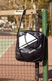 Personalized Name Trending Stunning Fabulous Black Tennis Racket Outdoor Gym Fitness Tablet / Ipad Holder Zippered Storage Duffel Bag 