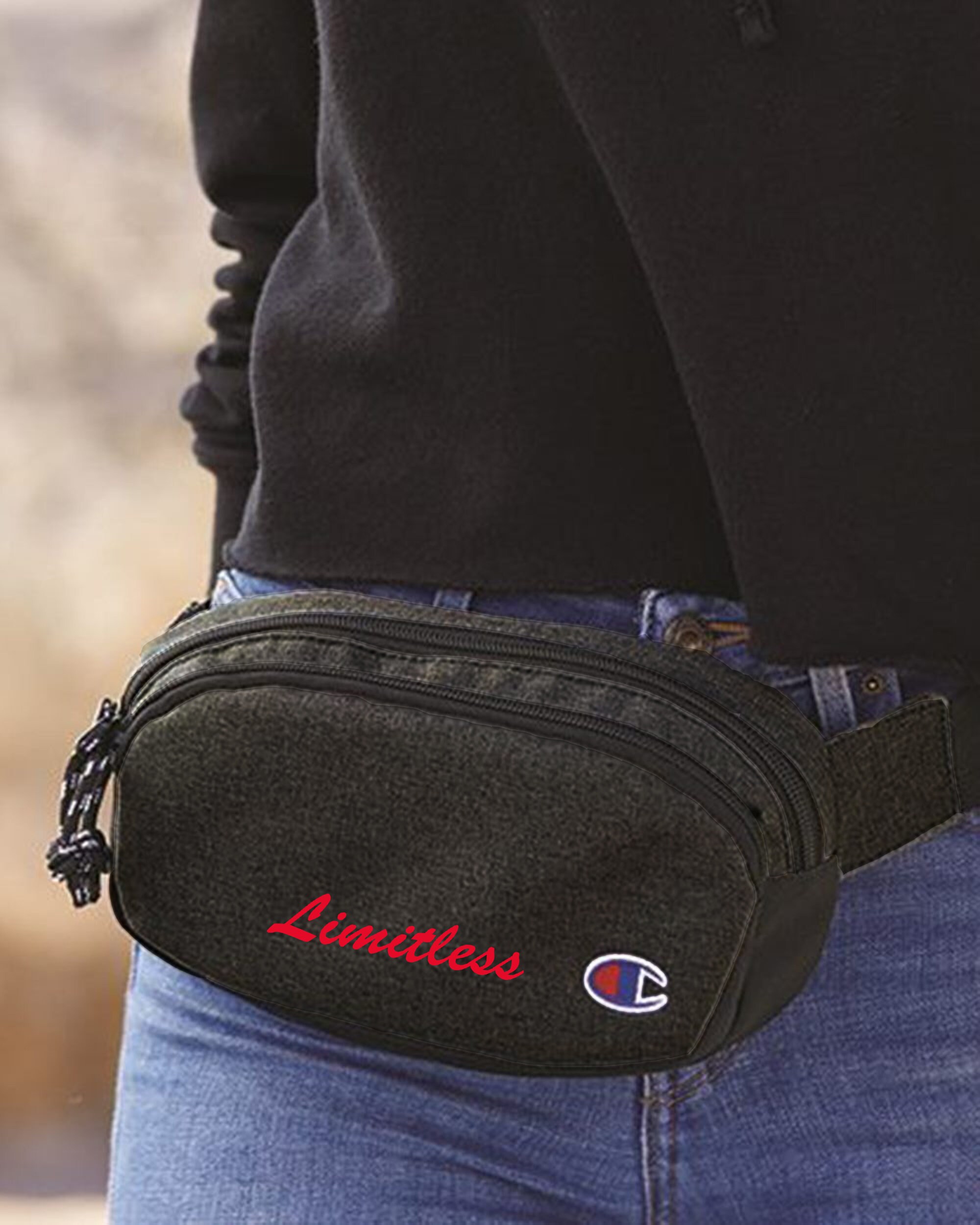CHAMPION Double Zip abnoxious Belt Bag