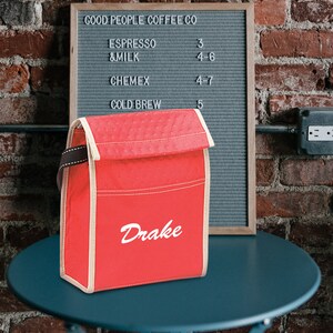 Personalizado Nombre personalizado Oficina de Negocios Escuela Almuerzo Comida Bebida Cooler Boda Graduación Vacaciones Promocionales Regale Regalo para Ella Él