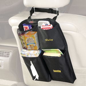 Negro Peso ligero Conveniente Transferencia de calor personalizada Accesorios de utilidad para automóviles portátiles Comestibles Necesidades esenciales Organizador Almacenamiento