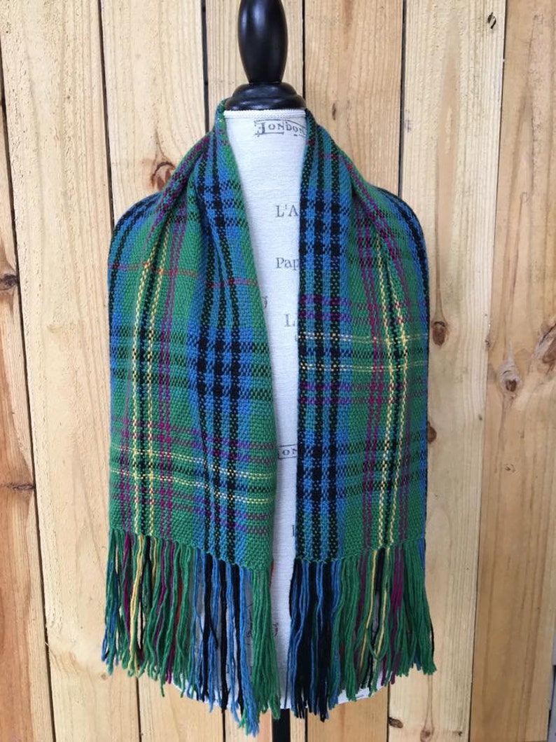Handwoven Kennedy Clan Family Scottish Tartan Plaid Wool Scarf | Etsy