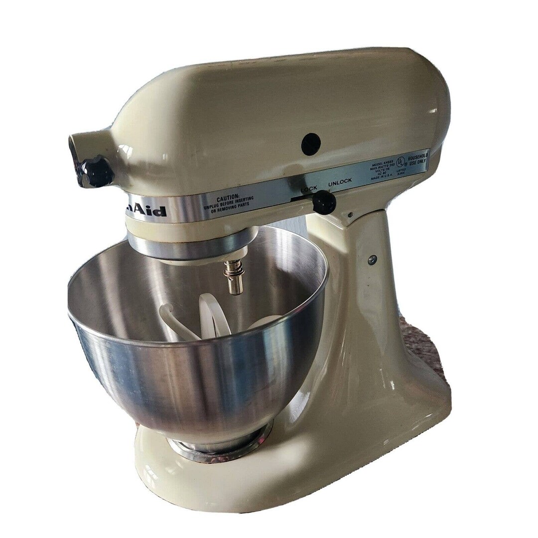 Kitchenaid Stand Mixer off White Model K45SS Mixer and Dough Etsy