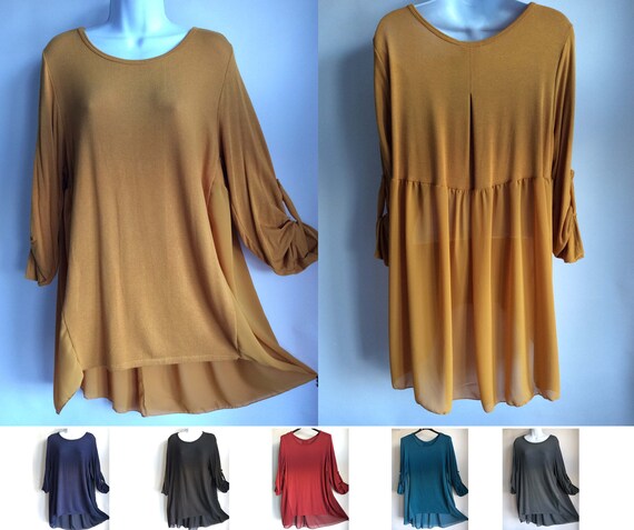 Lagenlook Loose Fit Stretchy Floaty 